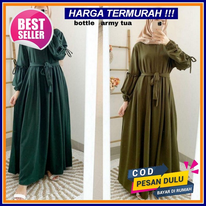 Baju Gamis Wanita Terbaru 2022 Dress Lilac Pesta Kondangan Wedding Party Casual Wanita Syari Terbaru