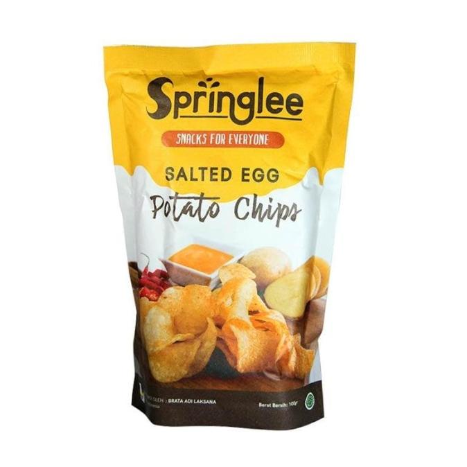 

Springlee Salted Egg Potato Chips - Cemilan / Snack / Makanan Ringan