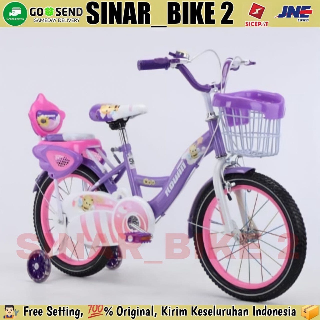 Sepeda Mini Anak Kerajang KOUAN Ukuran 16 Inch