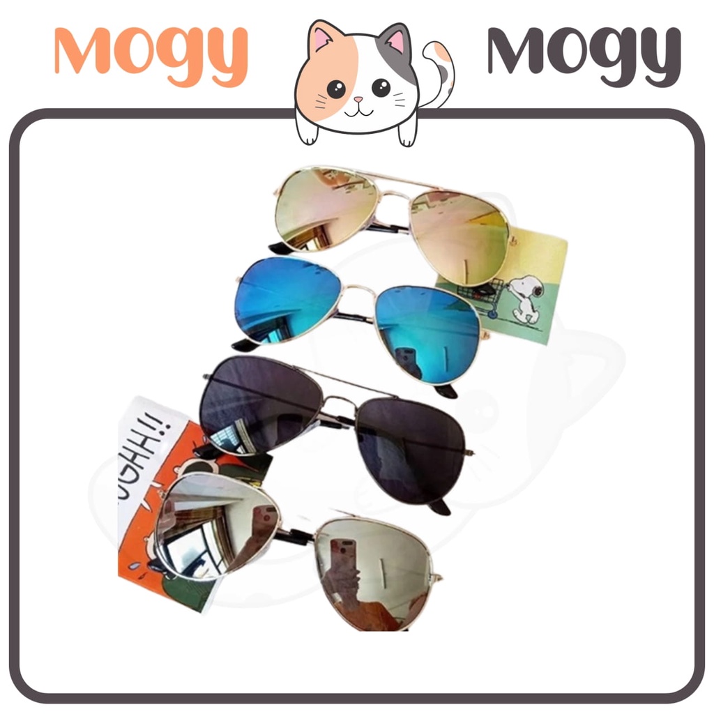 MOGYMOGY K715 Kacamata Fashion Kacamata Pantai Kacamata Fashion Pria &amp; Wanita Kacamata  Bahan Metal Kacamata Korea