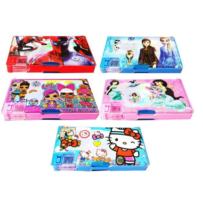 

D'BEST - TEMPAT PENSIL JUMBO CC-7811 PERLENGKAPAN SEKOLAH ANAK ADA DUA SISI
