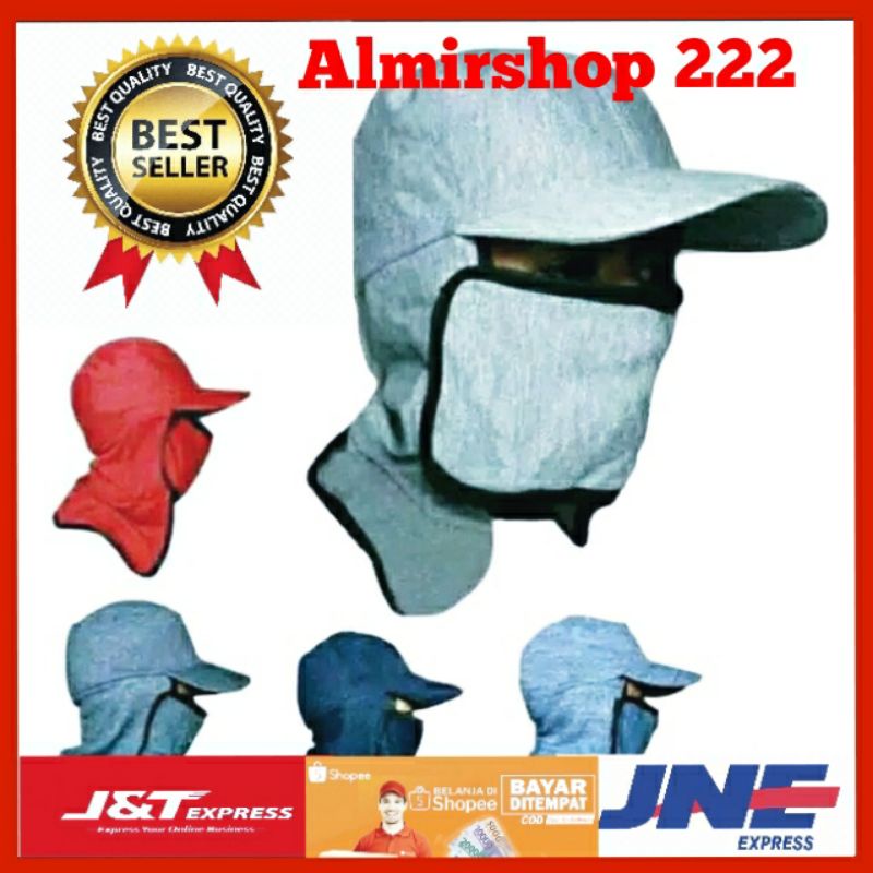 Topi Masker/ Topi Jepang/Anti debu dan panas/Topimancing/topiproyek