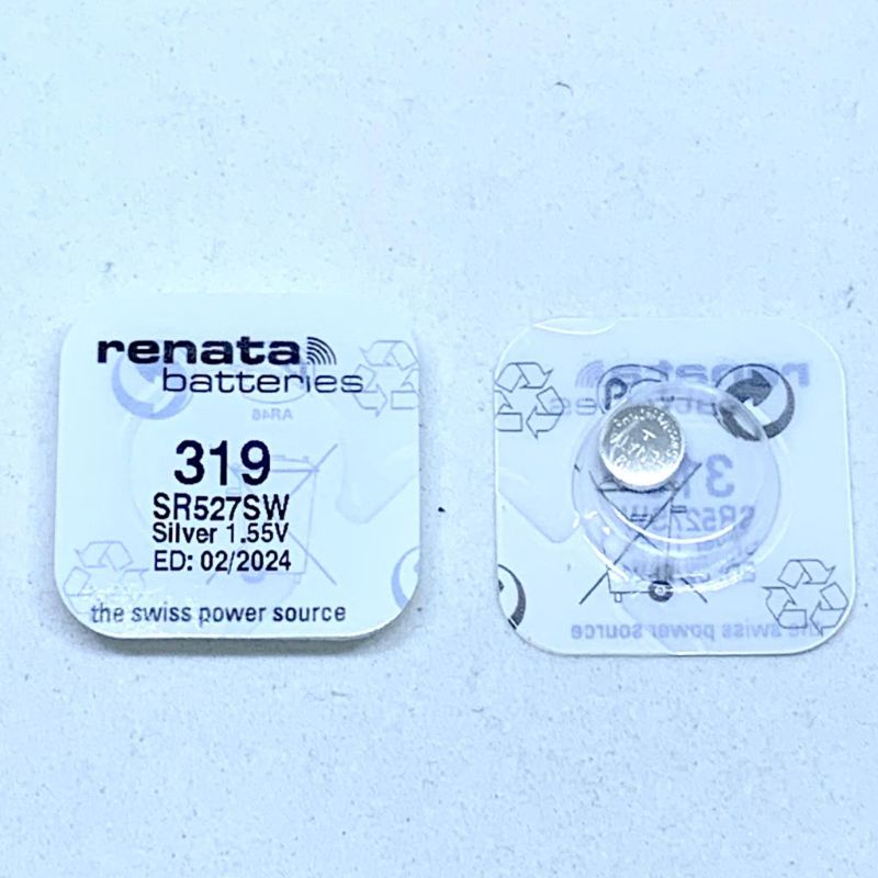 BATERAI RENATA 319 SR527SW ORIGINAL / BATRAI SR527 / BATRE SR 527 SW / SR527W