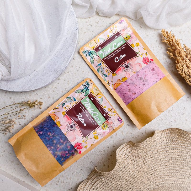 Garam mandi spa aromatherapy | rendam kaki ORGANIK dengan bunga asli