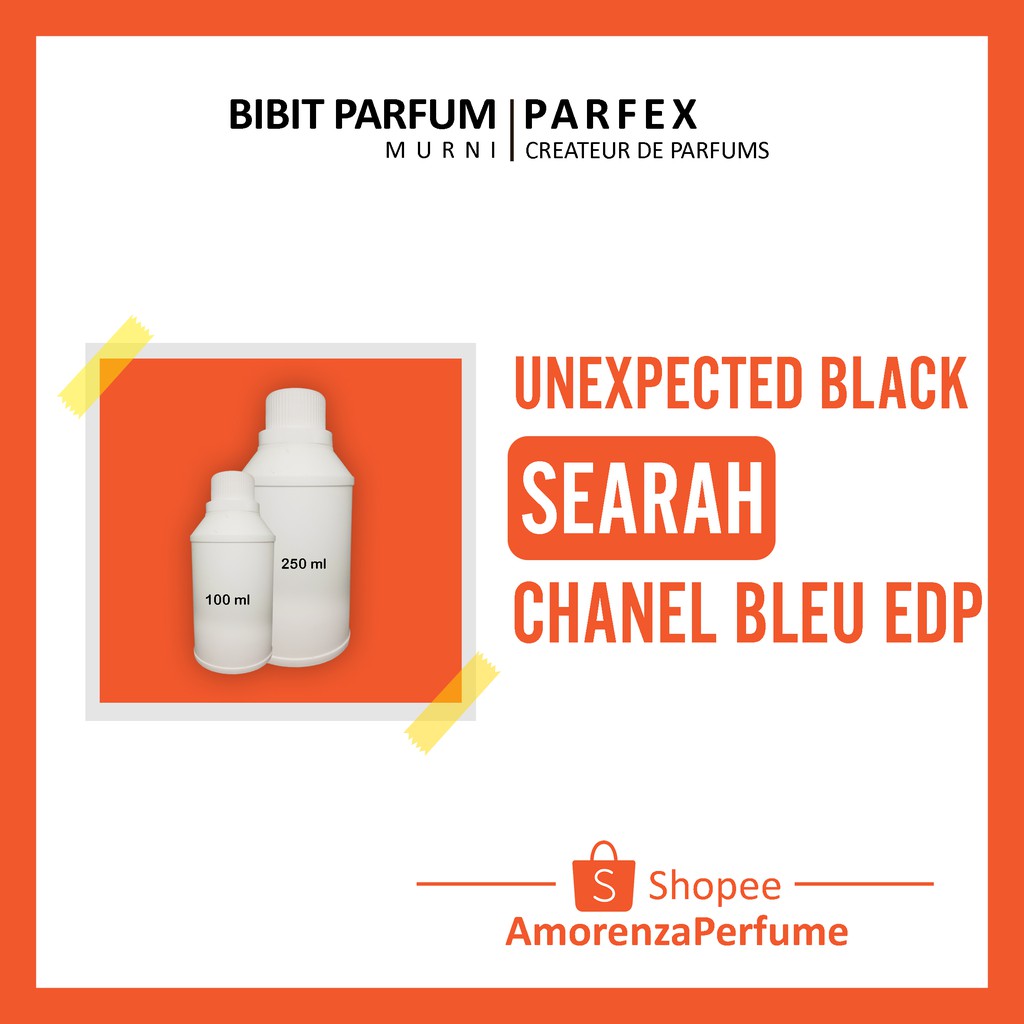 UNEXPECTED BLACK BIBIT PARFUM PARFEX ORIGINAL 100% BIBIT MURNI