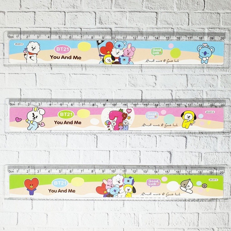 

Penggaris BTS BT21 20 Cm