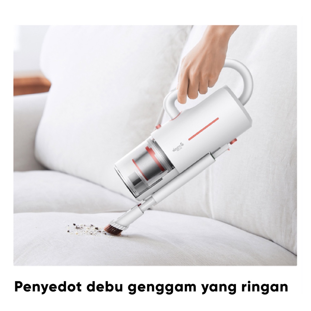 DEERMA CM1900 Anti Dust Mite Tungau Vacum Cleaner Mini UV Wireless