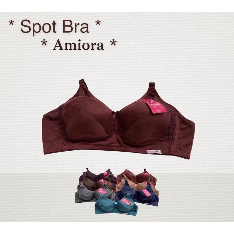 6 Pcs Bra Renda Samping| 1607/SPORT BRA | BH SPORT/#BRA Tanpa Kawat