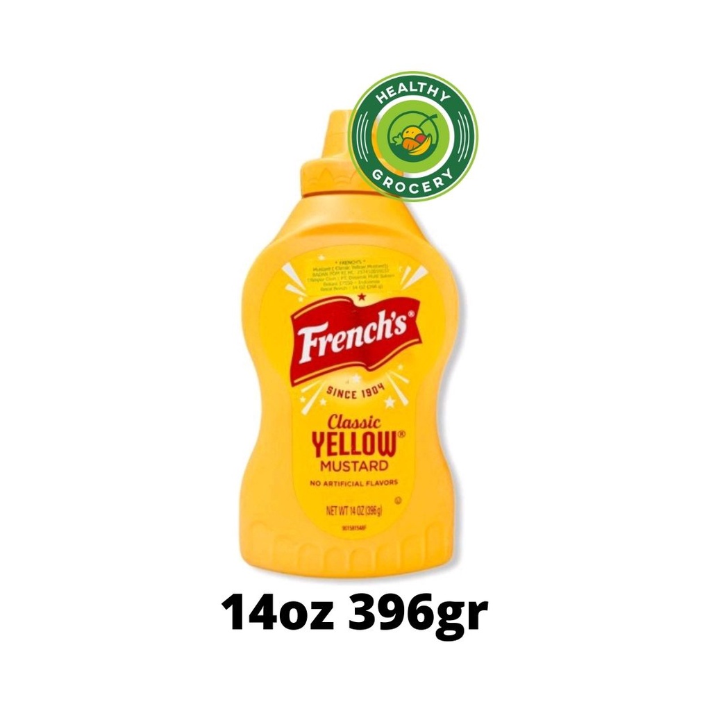 

French Classic Yellow Mustard 14oz 396gr / FRENCH'S Classic Yellow Mustard
