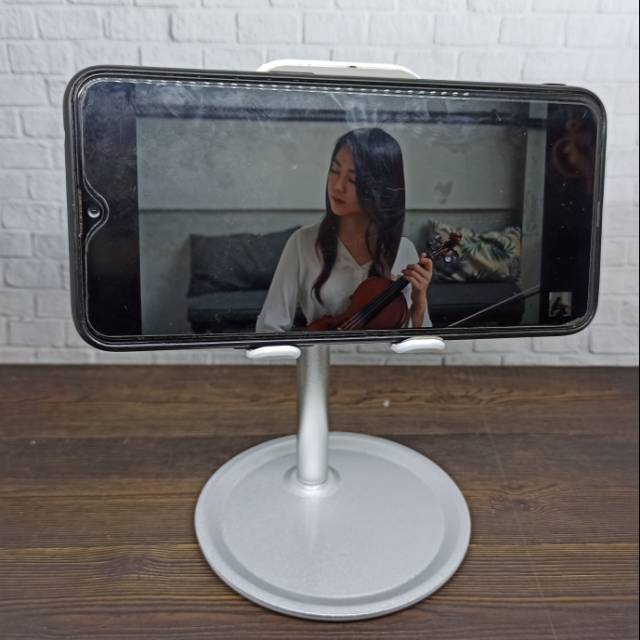 Alloy aluminium Phone Stand Holder Dudukan HP tablet