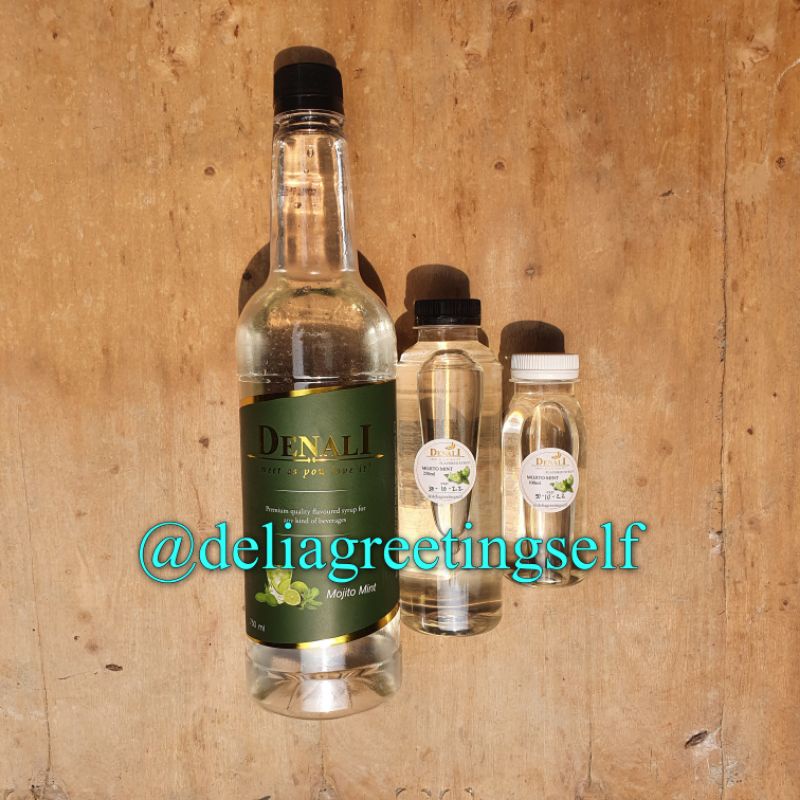 

Denali sirup mint flavored syrup mojito mint repack 250ml 100ml