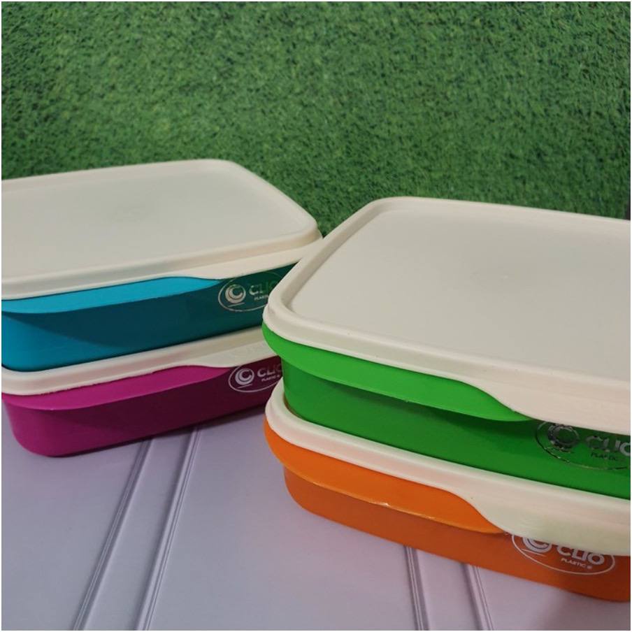 Lunch Box Tempat Makan Sekat 3 BPA FREE Clio Kyoto Kotak Makan Bekal