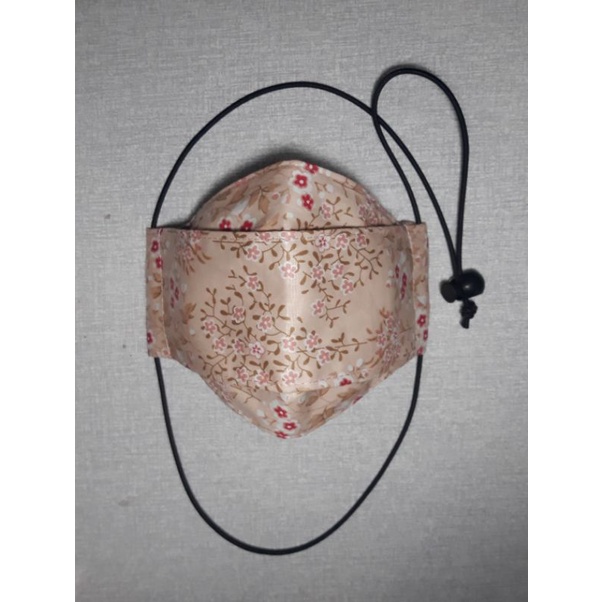 Masker Kain 3d 2ply Headloop Stopper