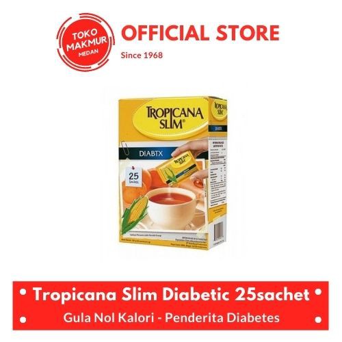 TROPICANA SLIM SWEETENER DIABETIC 25 SACHET - GULA