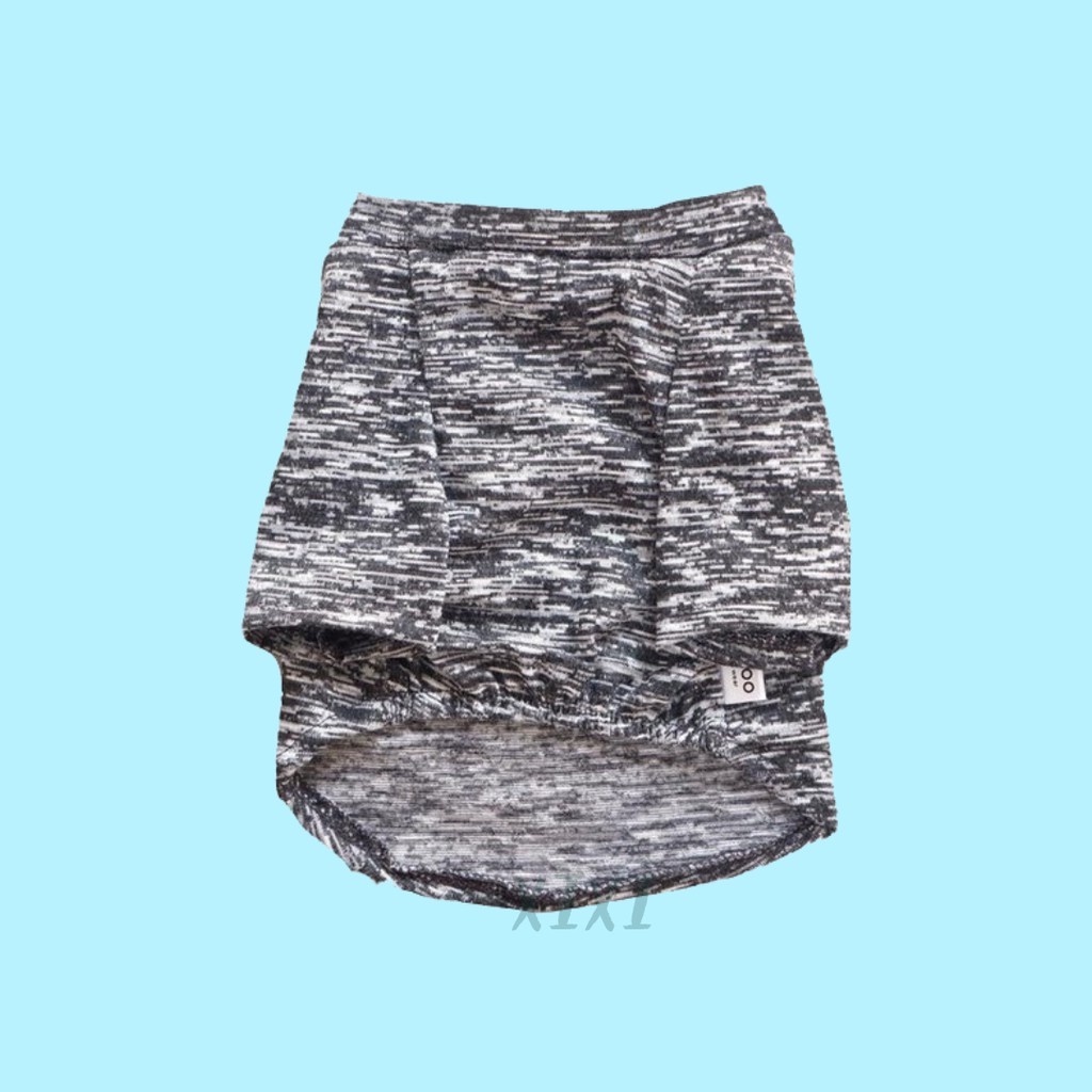 BAJU KUCING DAN BAJU ANJING TEE (X1) POLOS CORAK PUTIH ANABUL