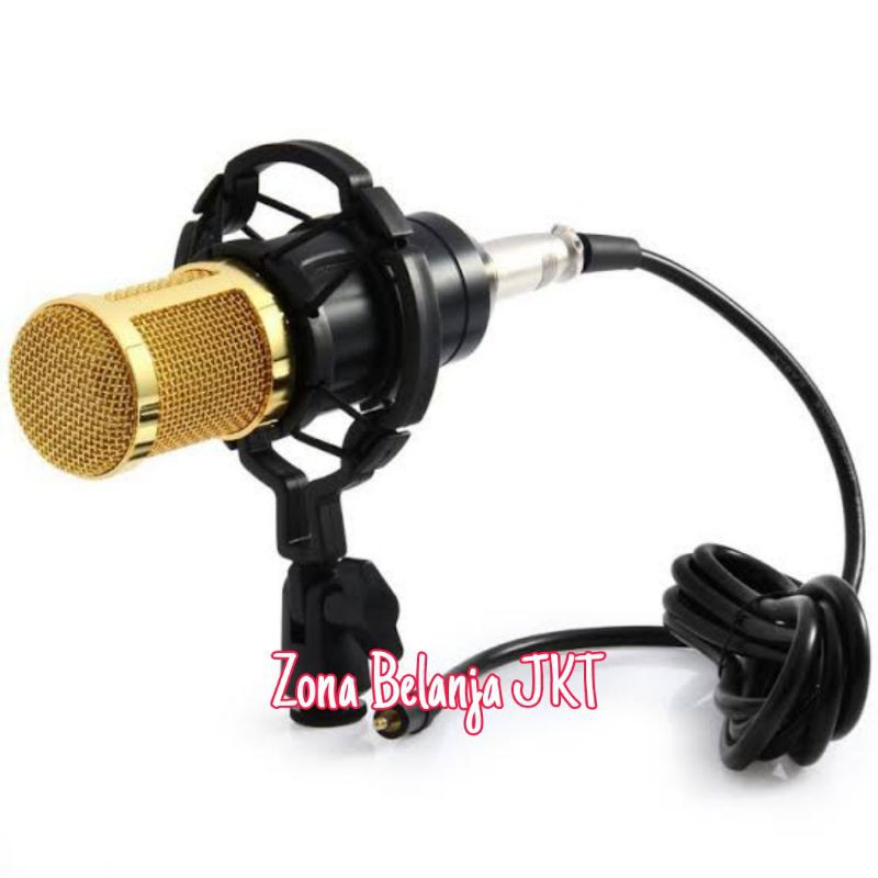 MIKROFON MIC CONDENSER BM800 BM 800 RECORDING PODCAST MICROPHONE KONDENSER LAPTOP PC HANDPHONE