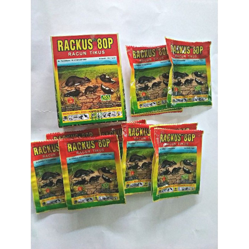 10pcs RACUN TIKUS SERBUK CAP RAKUS