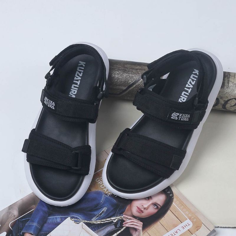 ORIGINAL Sandal Casual Wanita Terbaru | Sandal Cewek Ala Korea Japan | Sendal Tali | Sandal Gunung Travelling | Sendal Kasual Premium Material | Pink Hitam Coklat