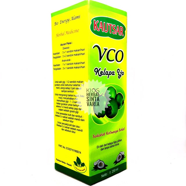 VCO KAUTSAR KELAPA IJO,VCO KELAPA HIJAU,VCO