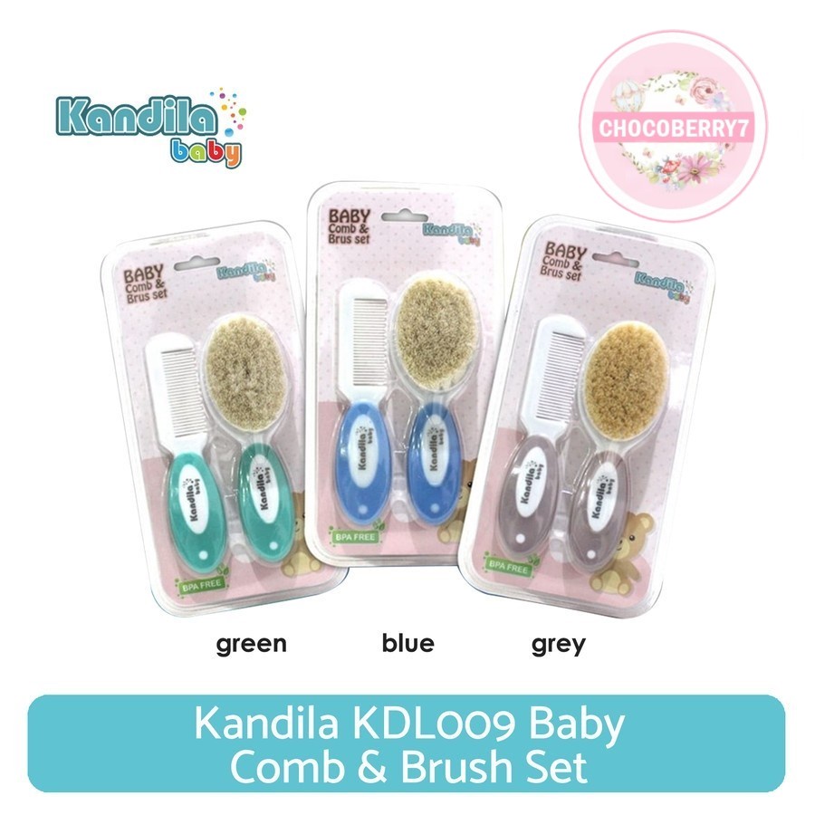 Kandila Baby Comb and Brush Set Sikat dan Sisir Bayi KDL009