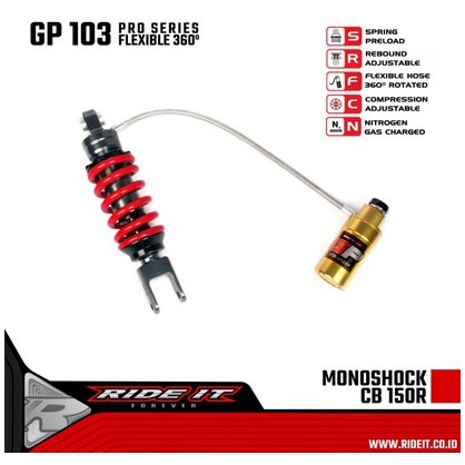 Monoshock CB150R Shock GP Ride IT CB150 Shock Belakang CB150R GP 300mm