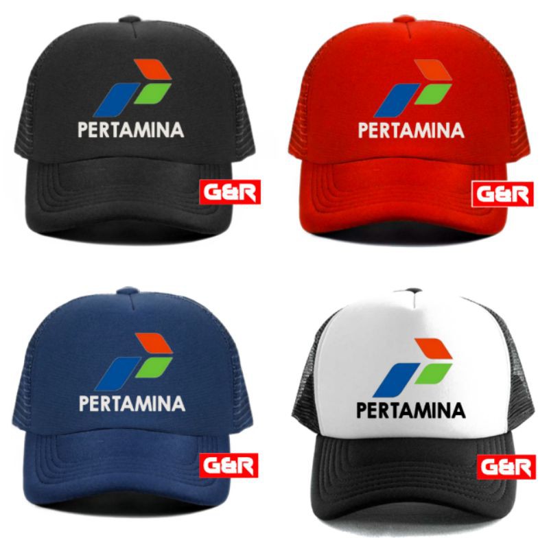 Topi Pertamina - Topi Trucker Pertamina