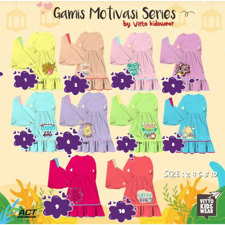 Gamis Anak Vitto kidswear