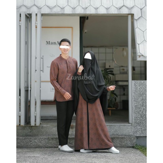Gamis Zanel Ied Series, Zanuba Hijab, Couple Ied Series