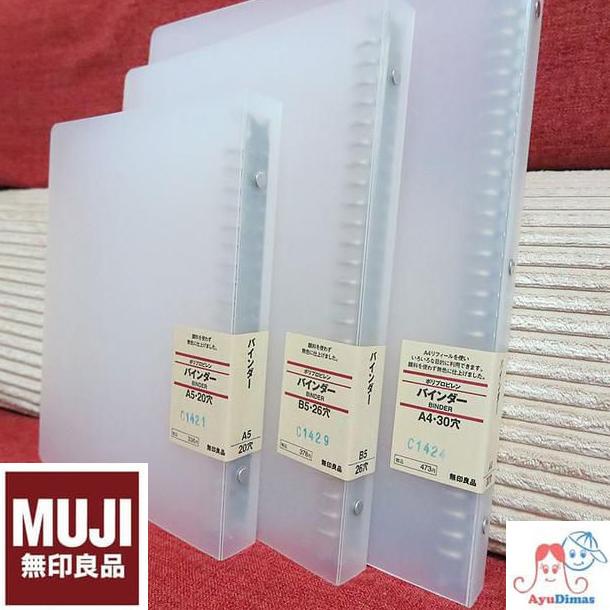 

[[COD]] MUJI Files & Folders - PP File Binder - Transparan SPECIAL Kode 497