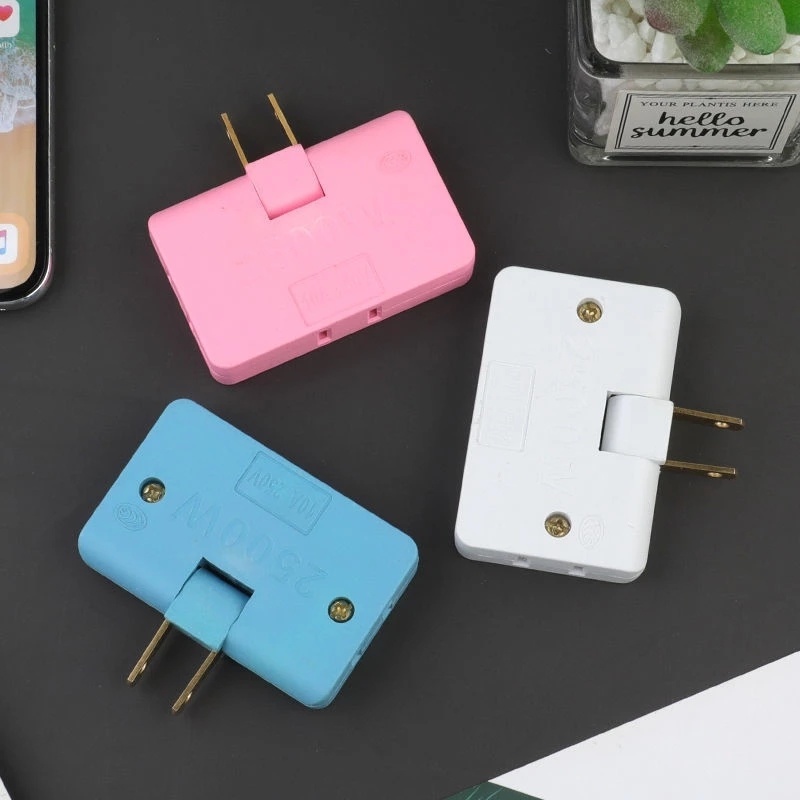 180 Degree Rotatable Plug Converter/ Multi Plug Mini Slim Folding Charger/ Convenient Wireless Plug Adapter