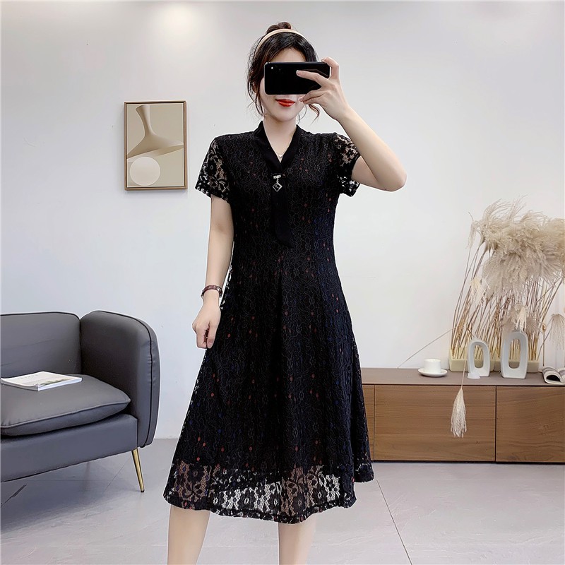 IDR-06 import korean black knit dress korea high quality japan casual wanita