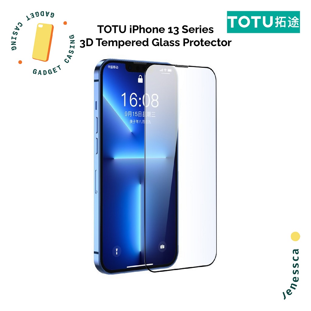 TOTU iPhone 13 Mini/13/Pro/13 Pro Max Tempered Glass Bening/Antispy