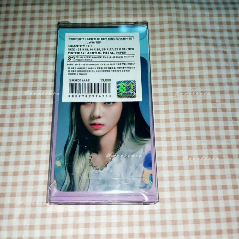 [READY] ARYLIC KEYRING CHARM NEXT LEVEL WINTER AESPA SET SEALED