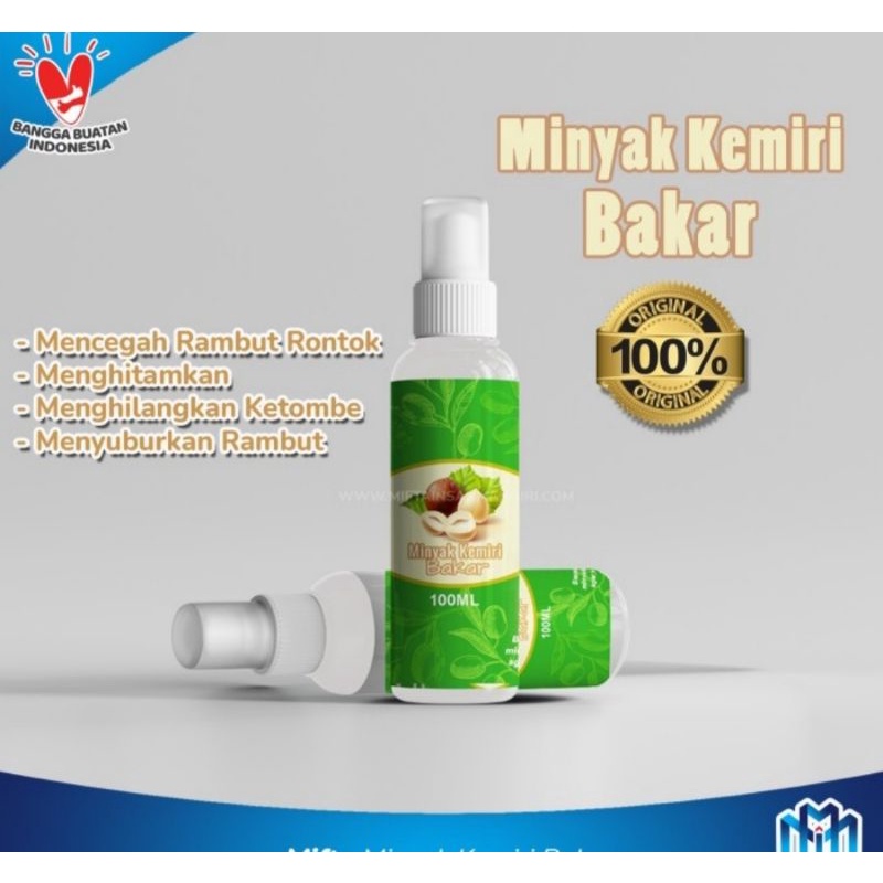 MINYAK KEMIRI BAKAR ASLI 100ML / MIFTA MINYAK KEMIRI ASLI / KEMIRI