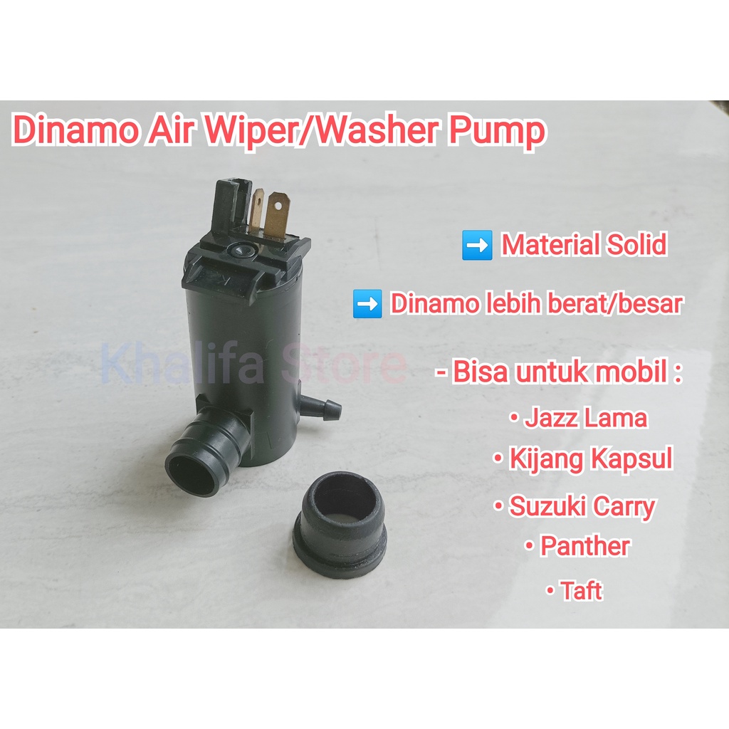 Jual Semprotan Penyemprot Air Wiper Motor Dinamo Washer Pump Universal Honda Jazz Lama Kijang