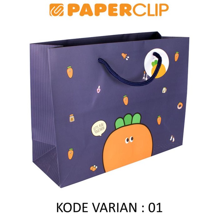 

✨ BISA COD ✨ PAPER BAG CARROT F40-755B