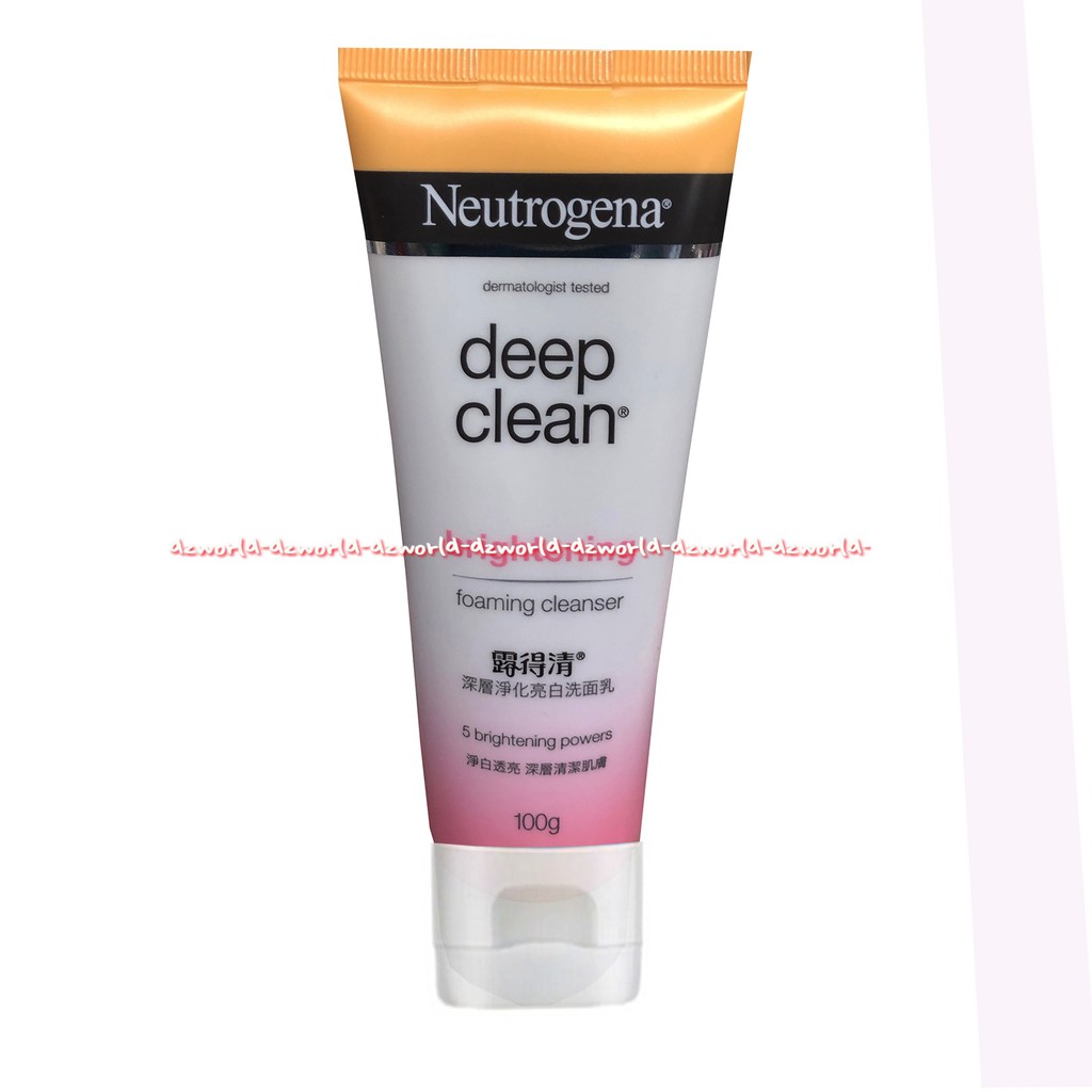 Neutrogena Deep Clean Brightening Foaming Cleanser 100gr Sabun Muka