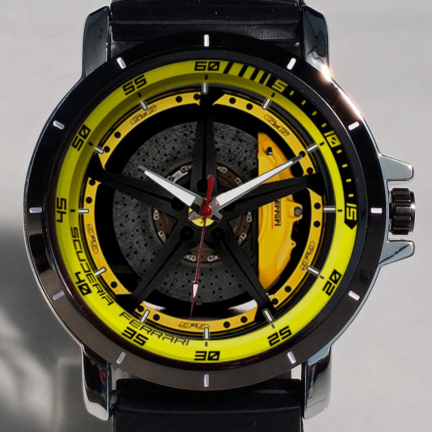 Jam Tangan Custom Velg Ferarri 2