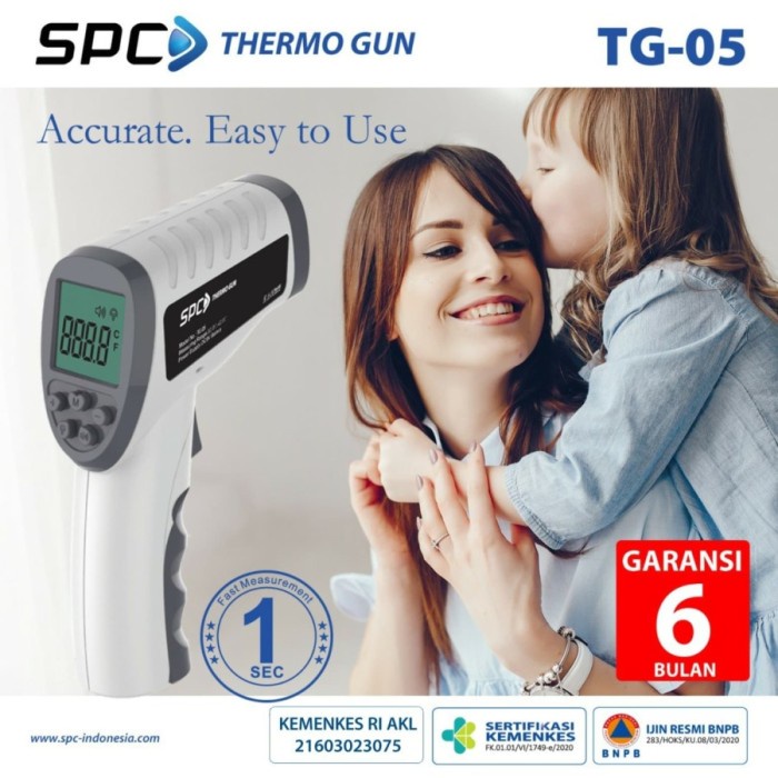 Laihoshope Spc Thermo Gun Thermometer Infrared Termometer Tembak Spc Tg-05