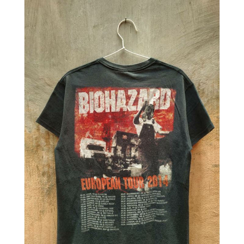 Kaos biohazard | kaos band bekas | kaos band vintage