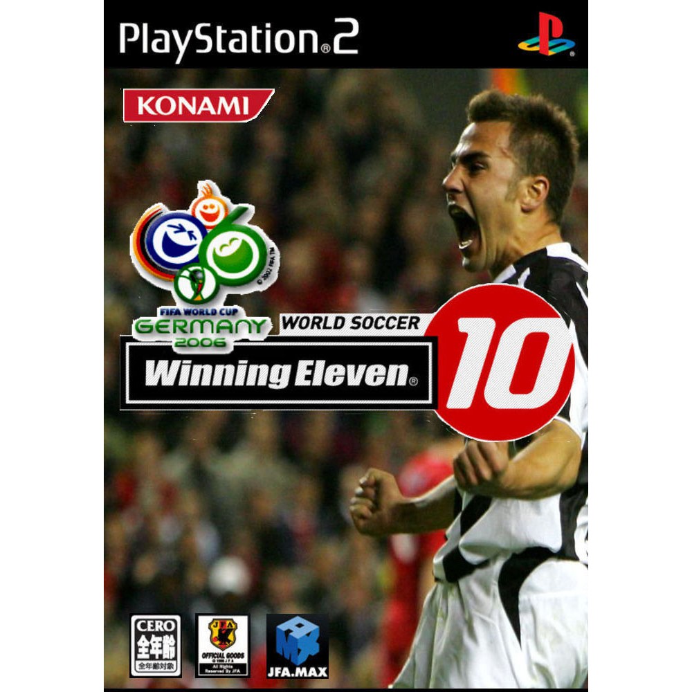 DVD kaset Game PS2 World Soccer Winning Eleven 10 JAPAN