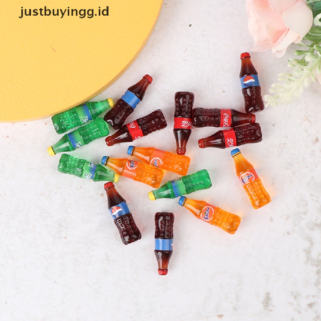 Justbuyingg.Id 4pcs Miniatur Minuman Soda / Coca Cola Aksesoris Dapur Rumah Boneka