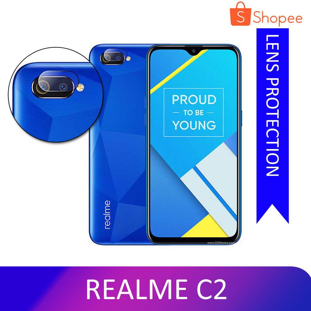 Tempered Glass Kamera REALME C2 Pelindung Kamera Bahan kaca