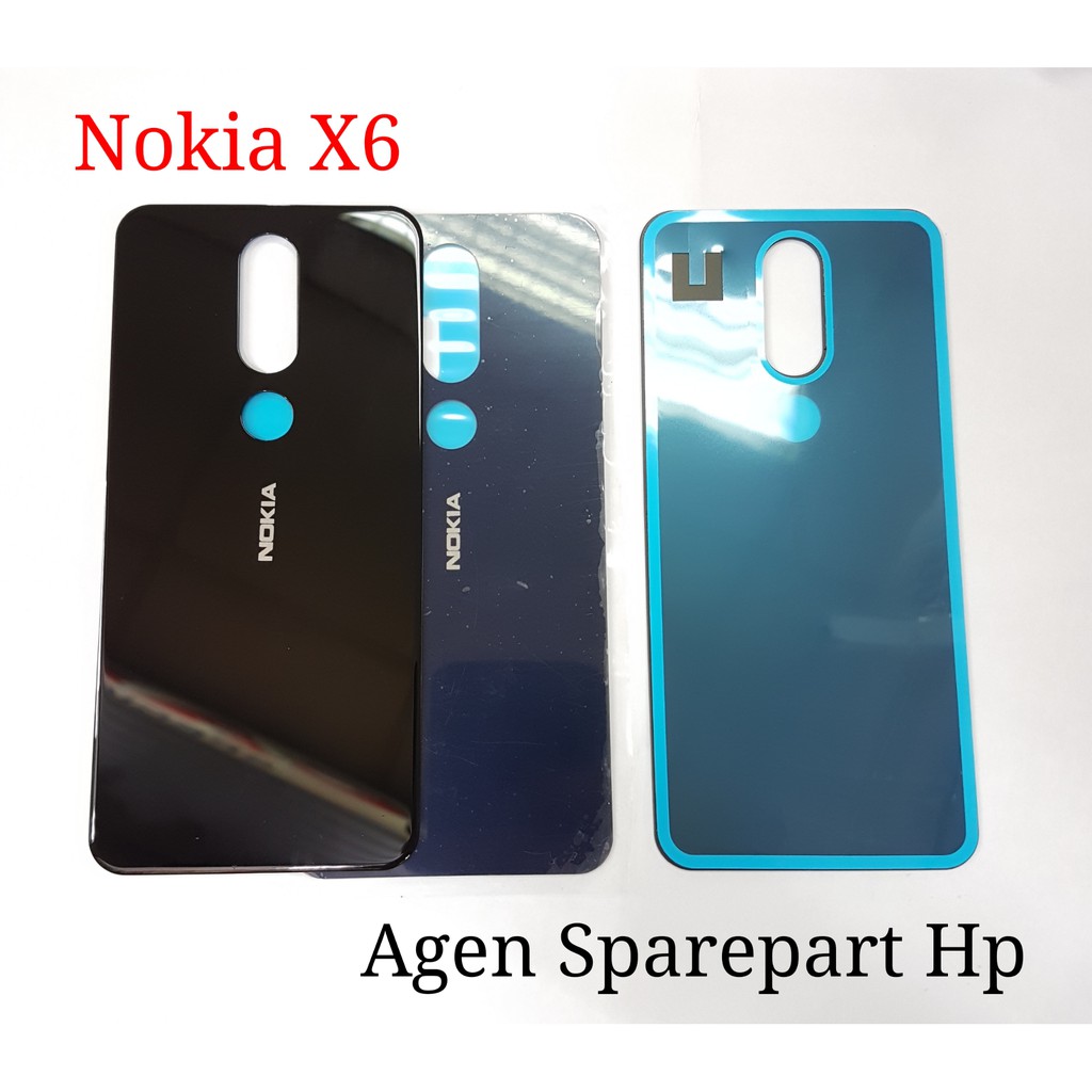 BACKDOOR TUTUPAN BATERAI BACK CASING NOKIA 6.1 PLUS - NOKIA X6 - TA1116