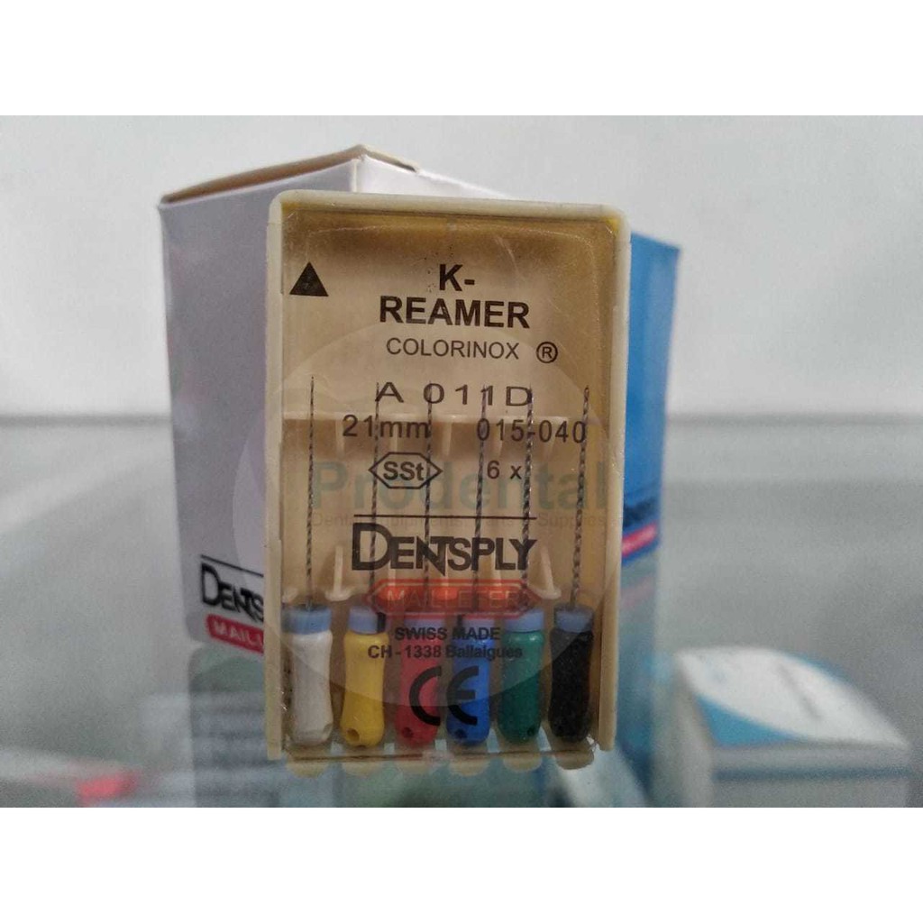 K Reamer Dentsply 21mm #15-40