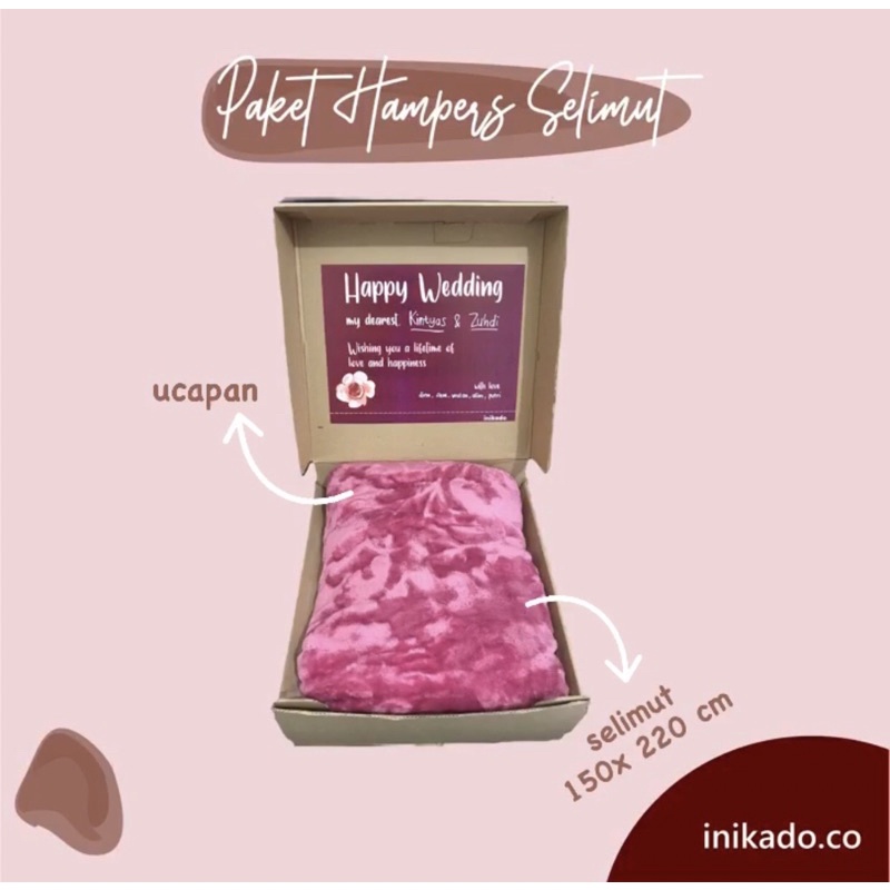 Kado Hampers Nikah Selimut