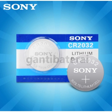 Baterai SONY CR2032 Lithium 3V for CMOS Jam Calculator Original