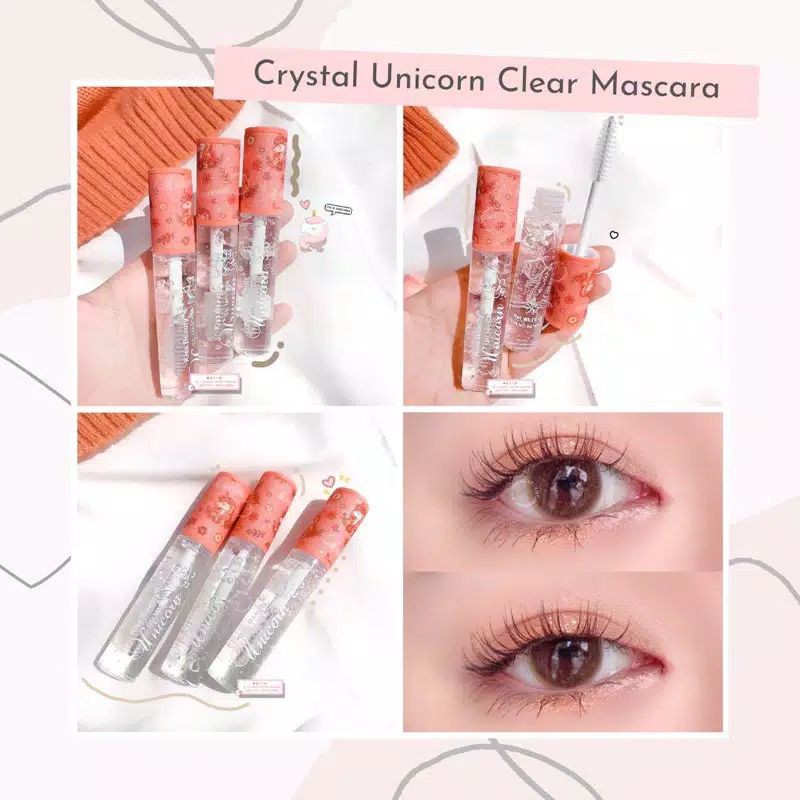 ❤️ LEORNAM ❤️ Serum Bulu Mata / Mascara Bening Waterproof Tahan Lama Original - Crystal Unicorn Clear