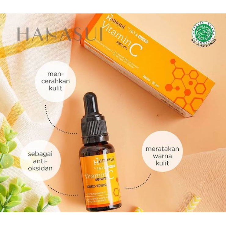 Hanasui Serum Vit C Dan Vit E Dus Kuning BPOM Hanasui Jaya Mandiri