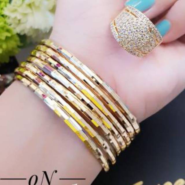 Xuping set perhiasan lapis emas 24k 1807